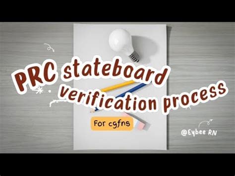stateboard verification prc requirements|Stateboard Verification Process in PRC (CGFNS) .